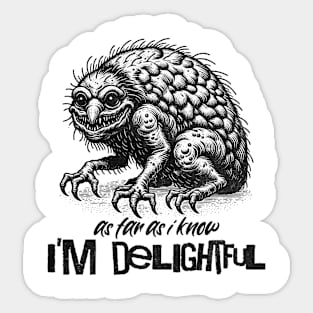 I’m Delightful! Sticker